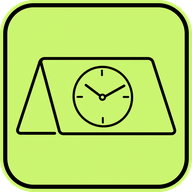 Fold Desk Clock 图标